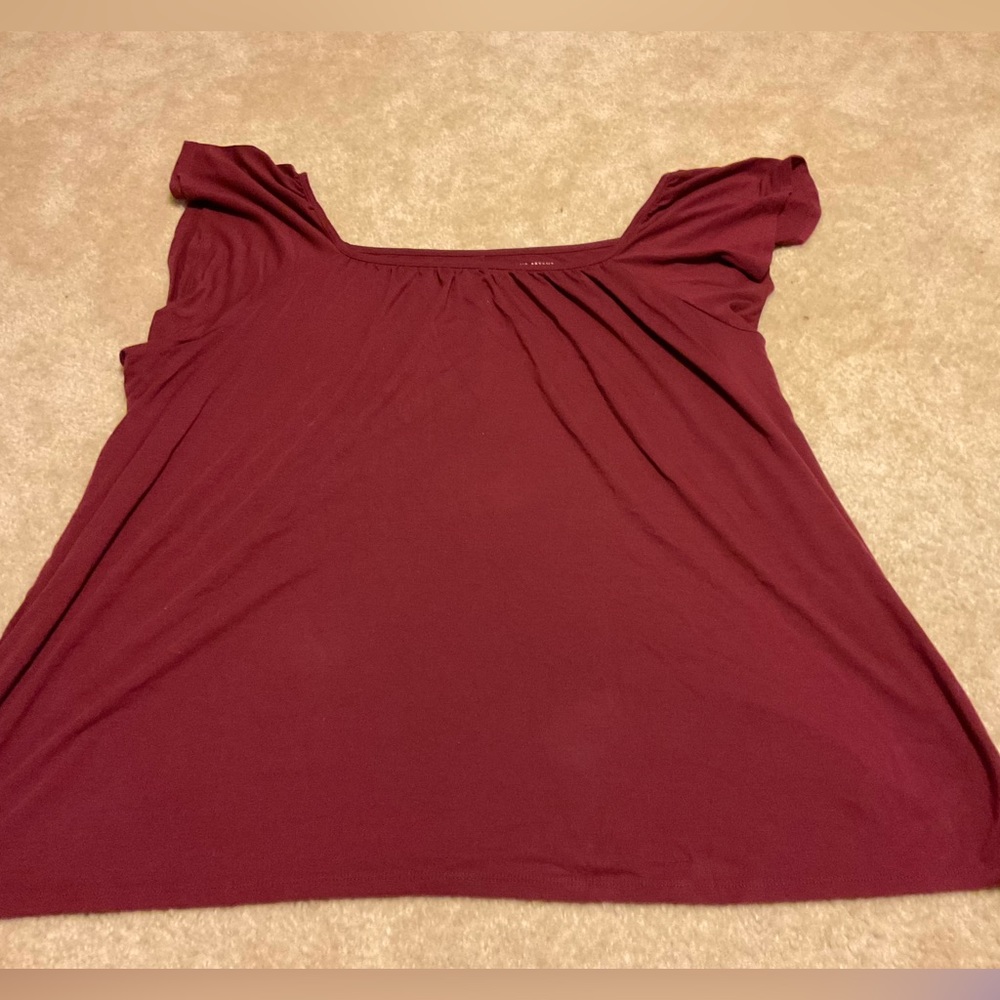 Lane Bryant Maroony Swing Shirt Size:26/28
